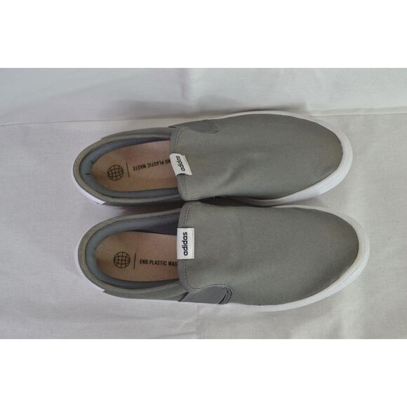 Adidas Men's 9.5 Gray Vulc Raid3r Slip On Skate Sneakers - Picture 2 of 13